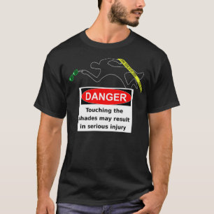 T-shirt Ne touchez pas les lunettes de soleil !