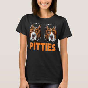 T-shirt Ne Touchez Pas Mes Pitties Drôle Pitbull Chien Bul