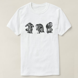 T-shirt Ne voir l'aucun mal, n'entendez aucun mal, ne