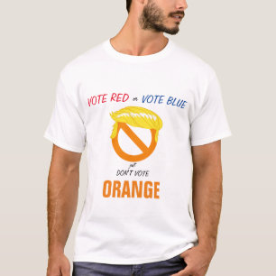 T-shirt Ne votez pas Orange