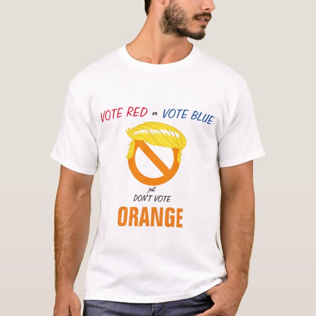 T-shirt Ne votez pas Orange (Devant)