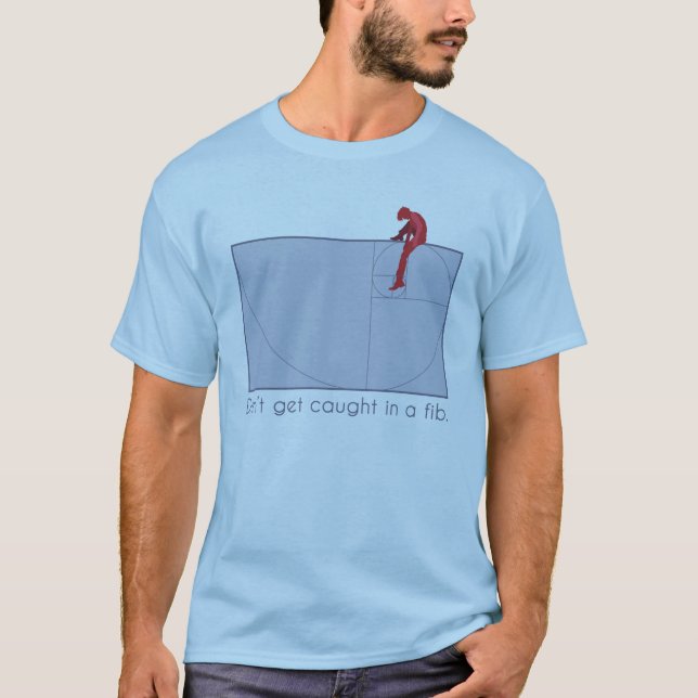 T-shirt Ne vous faites pas attraper dans un bobard (Devant)