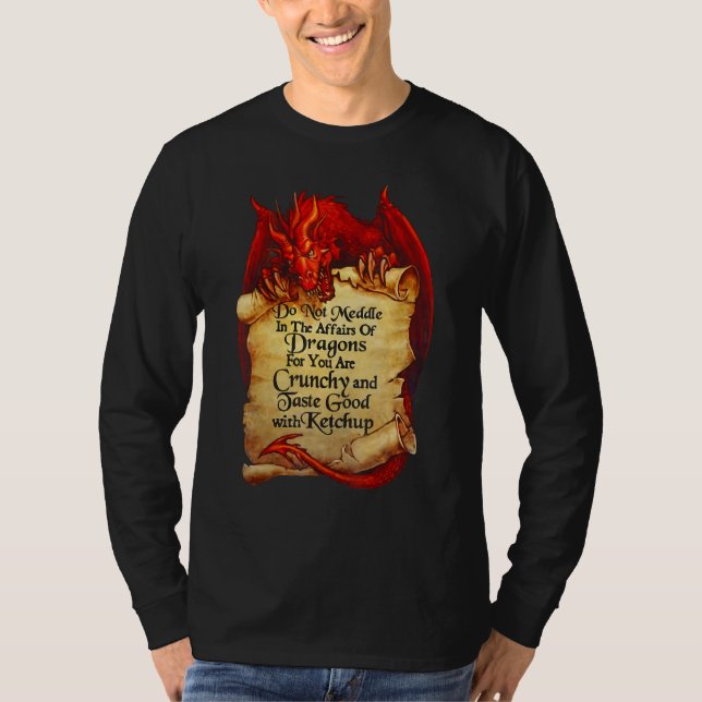 T-shirt Ne Vous Immiscez Pas Dans Les Affaires Des Dragons (Devant)
