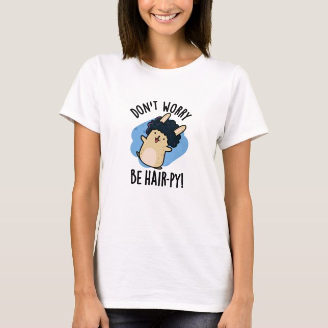 T-shirt Ne vous inquiétez pas être coiffeuse drôle chaise  (Devant)