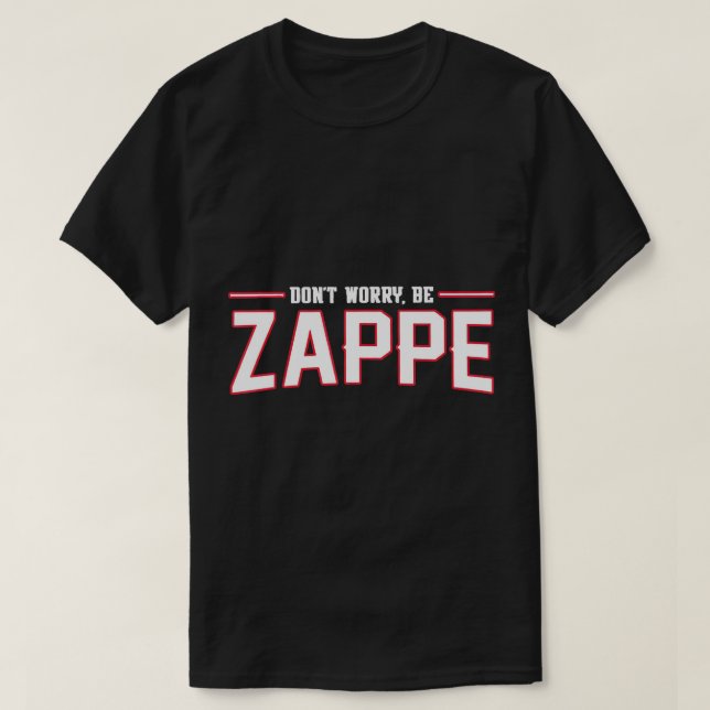 T-shirt Ne vous inquiétez pas être Zappe America Football  (Design devant)