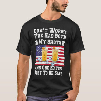 T-shirt Ne vous inquiétez pas, j'ai eu les deux coups de t