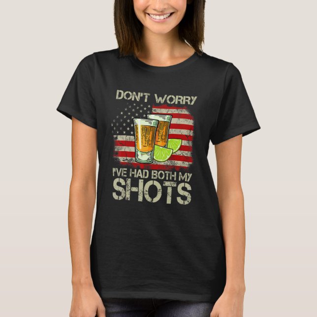 T-shirt Ne vous inquiétez pas, j'ai eu mes deux chaussures (Devant)