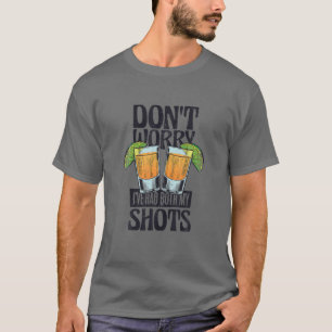 T-shirt Ne vous inquiétez pas j'ai les deux mes chaussures