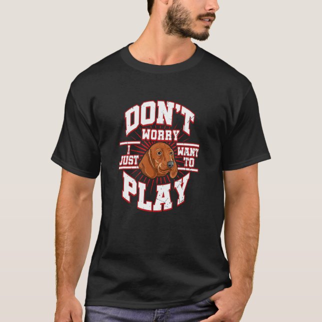 T-shirt Ne vous inquiétez pas je veux juste jouer dit l'Wi (Devant)