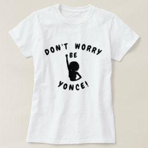T-shirt Ne vous inquiétez pas les jolies femmes Noir & Bla