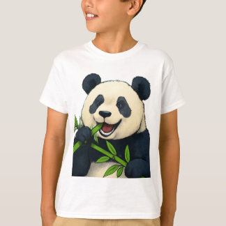 T-shirt Ne vous inquiétez pas, mangez du bambou - Panda Ar