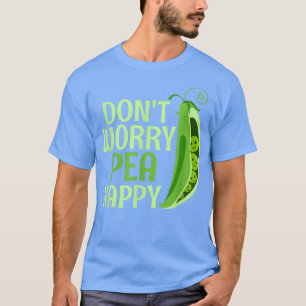 T-shirt Ne vous inquiétez pas Pois Happy Veggie Drôle Vega