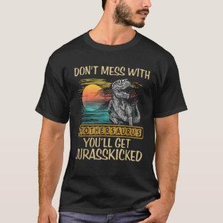 T-shirt Ne vous mêlez pas avec Brothersaurus Vous obtiendr