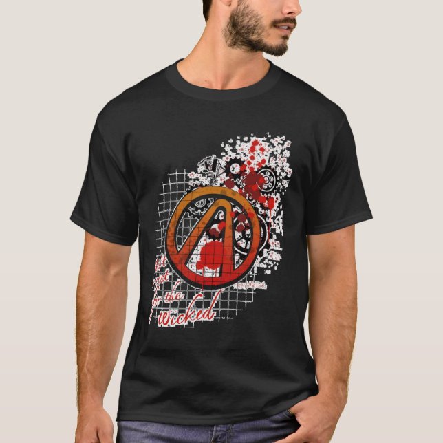 T-shirt Ne vous reposer pas pour les méchants (Devant)