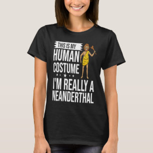 T-shirt Neandertal Caveman Adna Crâne femme