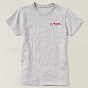 T-shirt Néanmoins, elle a persisté