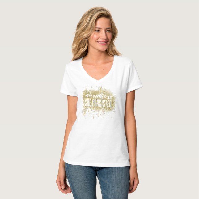 T-shirt Néanmoins, elle a persisté (les parties (Devant entier)