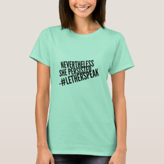 T-shirt Néanmoins Elle Persistait - Elizabeth Warren Red