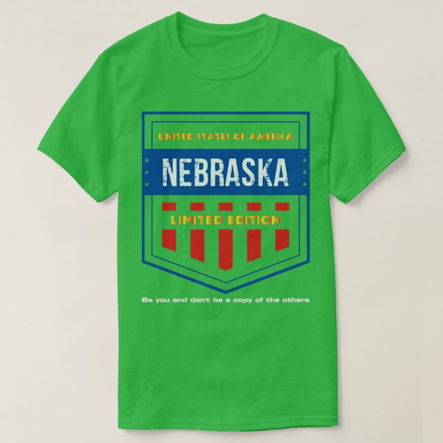 T-shirt nebraska8 (Design devant)