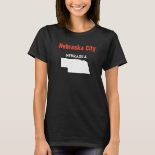 T-shirt Nebraska États-Unis Amérique Voyage Nebraskan Nebr