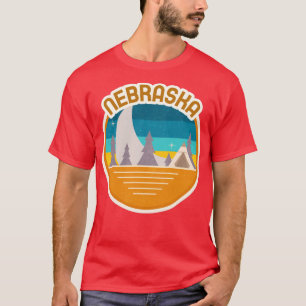 T-shirt Nebraska Forest Camping Randonnée et Backpacking p