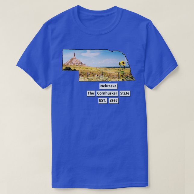 T-shirt Nebraska USA 4 (Design devant)