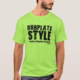 T-shirt nécessaire de style de Dubplate de
