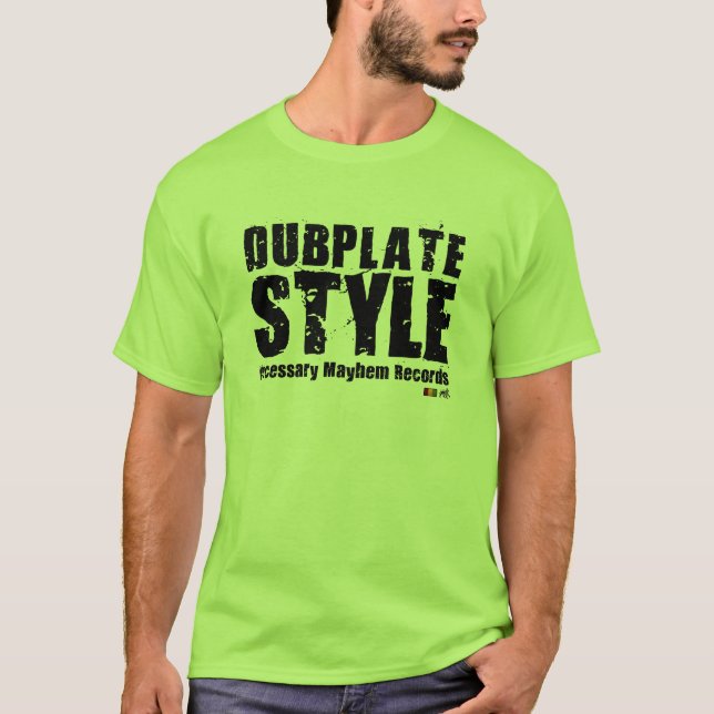 T-shirt nécessaire de style de Dubplate de (Devant)