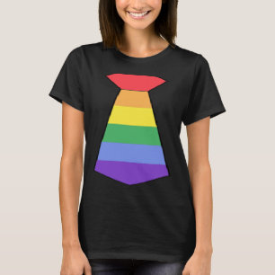 T-shirt Necktie Costume Cravate Gay pride Tuxedo Drapeau C