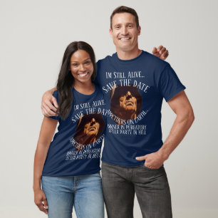 T-SHIRT NÉCROLOGIE FUNÉRAILLES LF VG HG AMOUR PERTE PRIÈRE