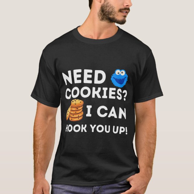 T-shirt Need Cookies I Can Hook You Up  Funny Baker (Devant)