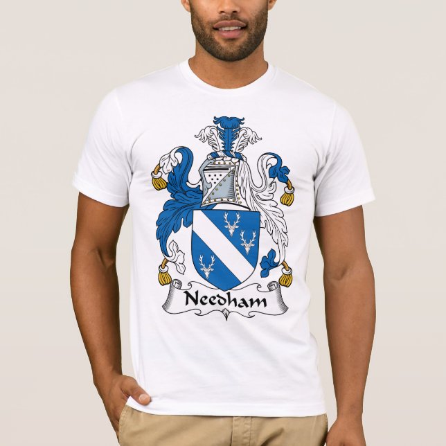 T-shirt Needham Family Crest (Devant)