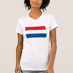 T-shirt néerlandais de drapeau