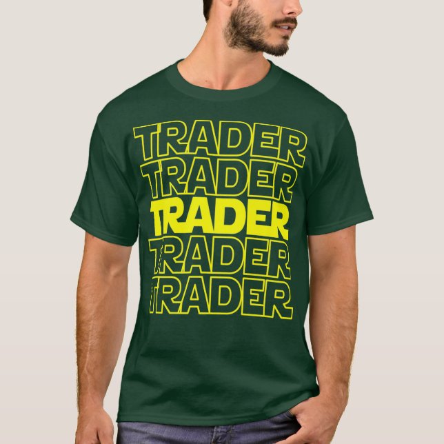 T-shirt Négociant Devis Stock Marché Stockbroker (Devant)