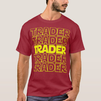 T-shirt Négociant Devis Stock Marché Stockbroker