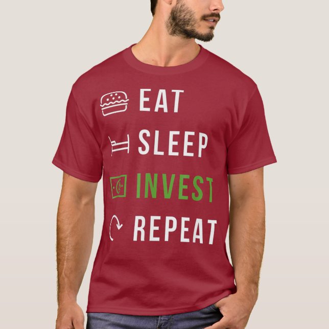 T-shirt Négociateur de Stock de change Forex Investisseur (Devant)