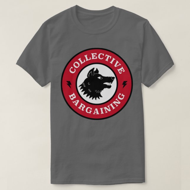T-shirt Négociation collective (Design devant)