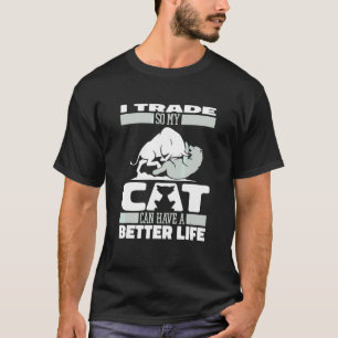 T-shirt Négociation de Chat en Bourse au Jour   Négociant 