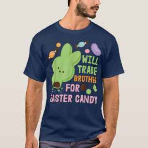 T-shirt Négociation de PâquesVont Échanger Frère pour les