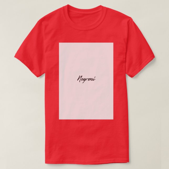 T-shirt Negroni (Design devant)