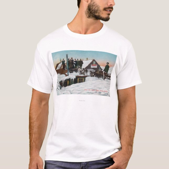 T-shirt Neige au-dessus de la Chambre TopsNome, AK (Devant)