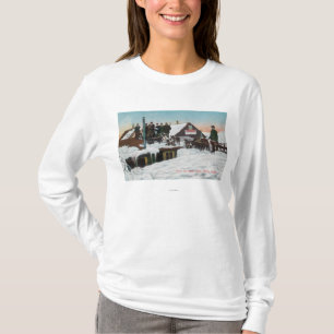 T-shirt Neige au-dessus de la Chambre TopsNome, AK