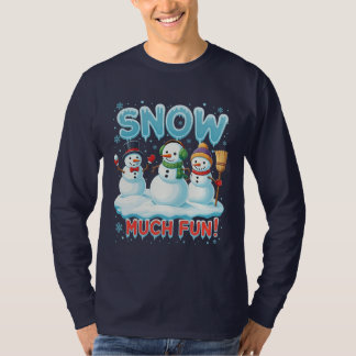 T-shirt Neige beaucoup amusant | par Asarteon