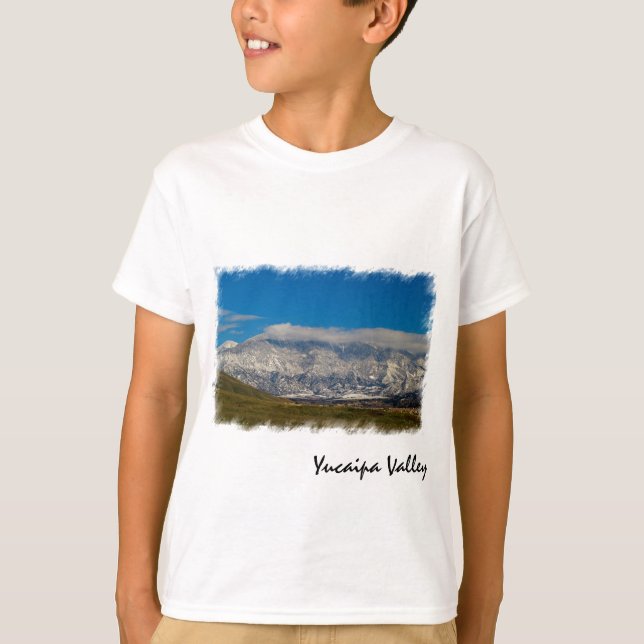 T-shirt Neige de la vallée du Yucaipa (Devant)
