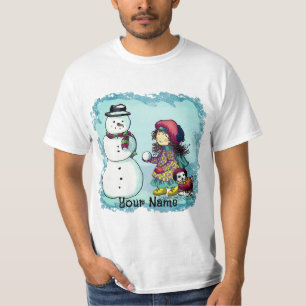 T-shirt neigeuse Snowman