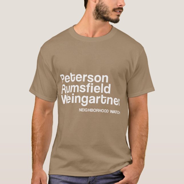 T-shirt Neighborhood Watch (Devant)