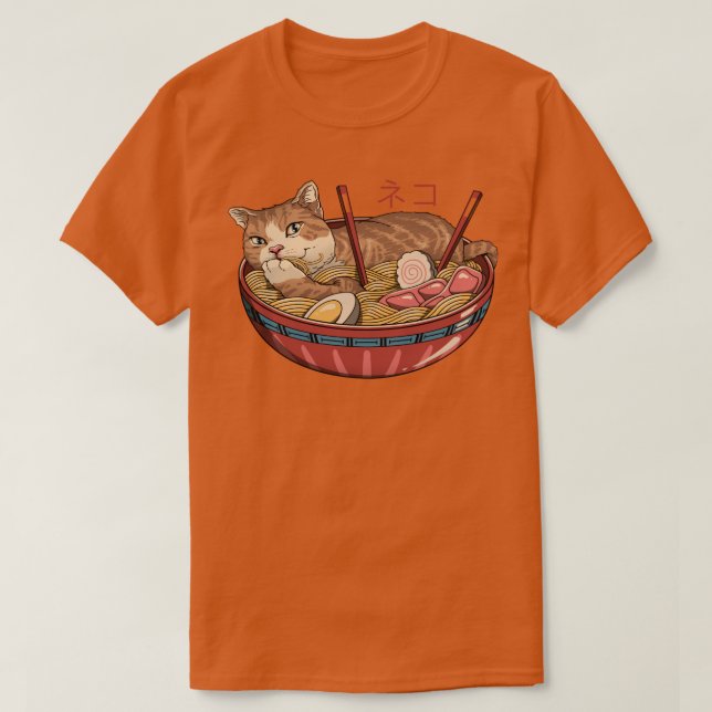 T-shirt Neko Ramen v2 (Design devant)