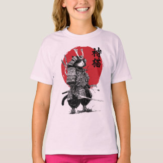T-shirt Neko Samurai