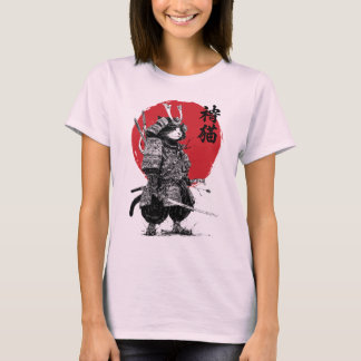 T-shirt Neko Samurai
