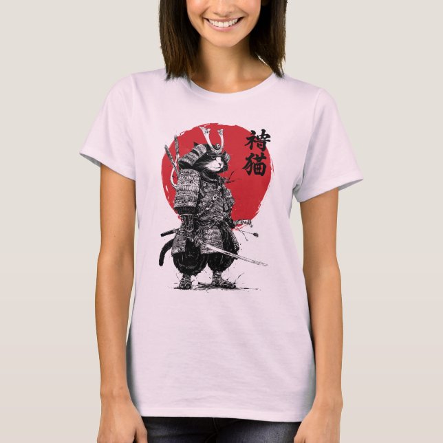 T-shirt Neko Samurai (Devant)